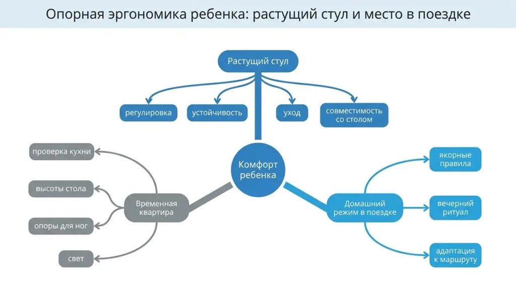 Опорная эргономика ребенка